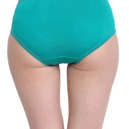 vstar Jasmine Comfortable, Long-Lasting and Classic Cotton Hipster Panties for Women with Double Layered Contoured Pouch (Assorted Pack of 3) image 3