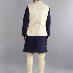 modern garments Men's Kurta Pyjama with Nehru/Modi Jacket image 3