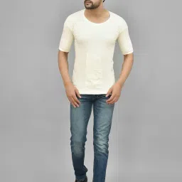 underloop Mona Interlock Cream/Grey/Off-White Pocket Vest with Sleeves Pack of 2 image 1