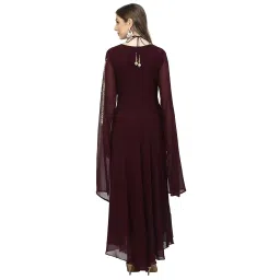 ts lifestyle Women's Rani Embroidered Long Sleeve Gown image 1