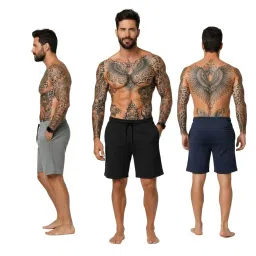 jovo Clothing Accessories Men Sleep Lounge Wear Lounge Shorts R001 VJ210 Black Grey Navy Parent image 2