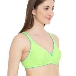 clovia Women's Cotton Non Padded Wire Free Half Cup Full-Coverage Bra image 1