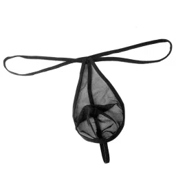 nimra fashion Men's Power Net Pouch Thong Innerwear Underwear G-String (Blue Red & Black White) image 5