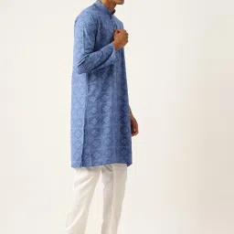 blyx Printed Cotton Kurta Pajama for Men image 3