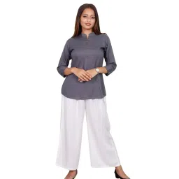 kasani Pack of 2 Plus Size Palazzo for Women Solid Plussize Women's Pants Regular Palazzos- (XS, S, M, L, XL, XXL, 3XL, 4XL, 5XL, 6XL, 7XL, 8XL, 9XL, 10XL) image 5