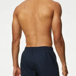 marks & spencer Men's Cotton Modern Loose Geometric Boxer Briefs image 2