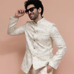 kisah Men's Jacquard Bandhgala image 1