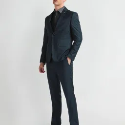 arrow Men's Polyester Blend Single Breasted Business Suit Pants Set image 3