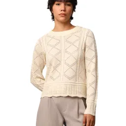 only Women's Acrylic Blend Classic Pullover Sweater image 2