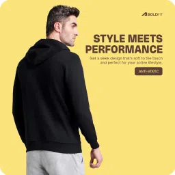 boldfit Hoodies for Men Stylish Sweat Shirt Men Winter Jacket for Men Winter Wear for Men Thermal Insulation Mens Jacket Full Zipper Pullover for Men Fleece Sweatshirt for Man Hoodies for Man Hoodie image 4