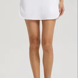 ryz Core Skort Nylon Blend Fabric Golf Skirt with Built-in Shorts Classic Stretchy Elastic Short All Time Tennis Golf Midi Mini Skirt Active Wear image 5