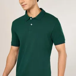 byford by pantaloons Men's Solid Regular Fit Polo Shirt image 3