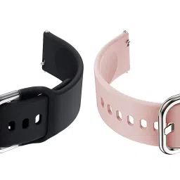 ACM Combo Pack Watch Strap Silicone Belt 22mm compatible with Titan Maritime Nm1830kl02 Sports Hook Band image 3