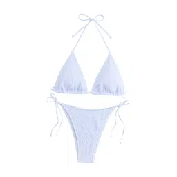 calandis ™ Two Piece Swimsuit Tankini Female Women's Swimwear for Vacation Party Summer XL White | Swimwear | Womens Clothing image 2