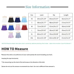 myaddiction Pleated Skirt Activewear Athletic Skorts High Waisted Sky Blue XXL image 3