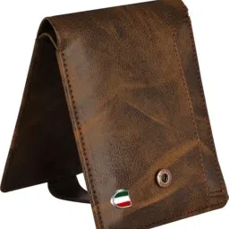 Soft-Touch Faux Leather Men’s Wallet with Classic Bi-Fold Design image 1