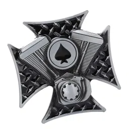 heavenglow Mens Cowboy Engraved Pattern Decorative Antique Silver Western Belt Buckle image 4