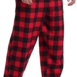 twist Men's Cotton Checkered Pyjama Bottom Pack of 1 image 1