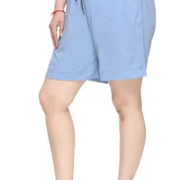cupid Women's Regular Fit Plain Cotton Comfortable Bermuda/Shorts for Sports, Yoga, Daily Use Gym, Night Wear for Girls image 3
