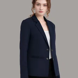 rocksy Women Solid Single Breasted Casual Blazer-picture-12