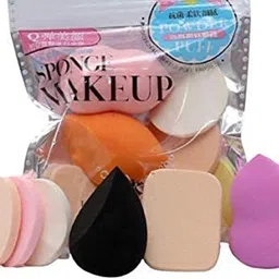 creeknest Women's Makeup Beauty Sponge Blender Face Powder Puff Cosmetic Tool for Foundations- puff sponge set of 6 image 2