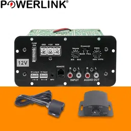 powerlink 12V 120W Car Amplifier Stereo, Bass Sub Woofer Kit With Volume Controller Mono Class AB Car Amplifier-picture-18