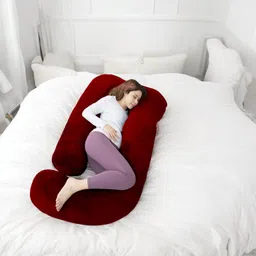 thukran Polyester Fibre Solid Pregnancy Pillow Pack of 1-picture-13