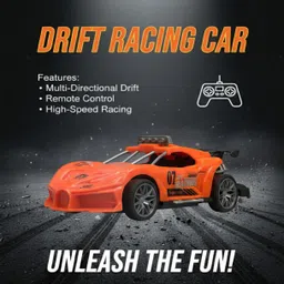 silversheen Drift Car_Orange high speed car for Kids Children 4-8 image 4