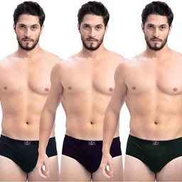 milton Pack of 3 Solid Men Brief-picture-37