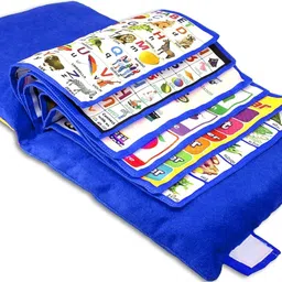 a to z enterprise Learning Pillow for Kids Polyester Fibre Animals, Birds, Alphanumeric Baby Pillow Pack of 1 image 2