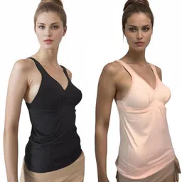 heerenterprisee Women Black, Orange Camisole-picture-25