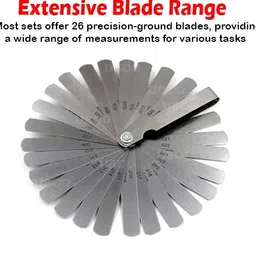 arqest 26 Blades Feeler Gauge Metric & Inch Gap Filler .002'' .025'' Arq_a3 Marking Gauge image 2