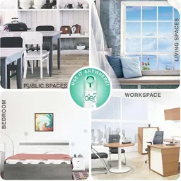 godrej aer Freshener for Home & Office - Morning Misty Meadows | Pack of 2 (240 ml each) Spray image 3