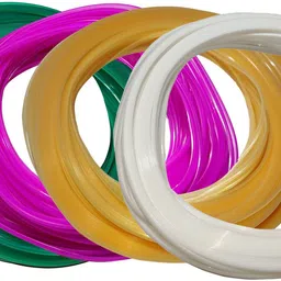 skystar Koodai Wire Plastic Cane broom Craft Vases Basket (Green Pink Sandal White)pack4-picture-21