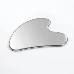 Livronic Stainless Steel Gua Sha,Metal Gua Sha Facial Tool. Firm Face Muscles, Reduce Puffiness, Facial Tension, Helps Lymphatic Drainage Massager-picture-14