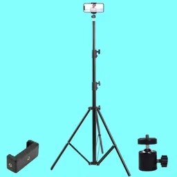 Protance Tripod Stand 7 Feet for Mobile & Camera | Adjustable Aluminum Tripod FP38 Tripod image 1