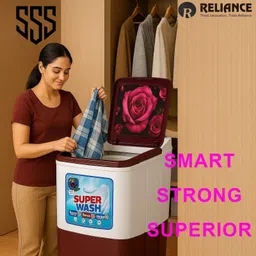 reliance 8 kg Washer only Maroon image 2