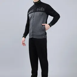 cantabil Colorblock Men Track Suit image 3
