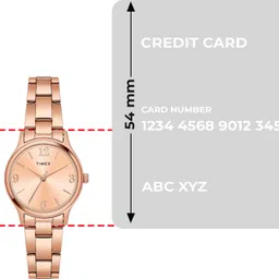 timex Rose Gold Dial Analog Watch - For Women TWTL87SMU12 image 4