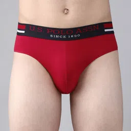 u.s. polo assn. Pack of 3 Solid Men Brief image 2