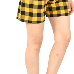 Checkered Women Boxer-image-3
