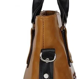 al jazeera Women Tan, Black Shoulder Bag - Extra Spacious image 4