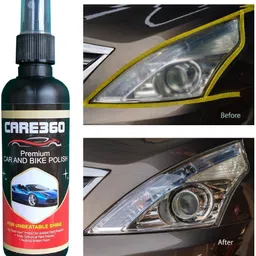 m3care Liquid Car Polish for Metal Parts, Chrome Accent, Bumper, Windscreen, Tyres, Metal Parts, Leather image 1