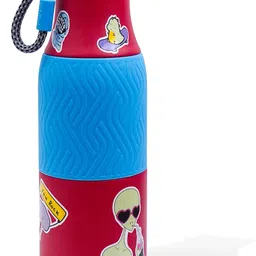 rabitat Zappy Red Martian Insulated Stainless Water for Kids 700 ml Water Bottle-picture-25