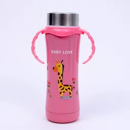 the little bunny hop in style 3 In 1 Baby Multifunctional Bottle, Sipper, Nipple,Travelling Flask 240ml, Steel image 3