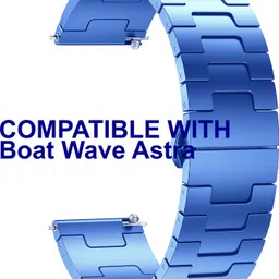 ACM Watch Strap Metal Steel 22mm for Boat Wave Astra Smartwatch Blue M37 Smart Watch Strap-picture-38