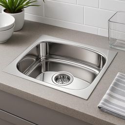 prestige Premium 304 Stainless Steel Kitchen Sink 18x16x8 Inch Square Oval Bowl Vessel Sink-picture-40