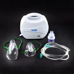 Dishan Gibson Plus Piston Compressor Nebulizer Complete with Kit For Child & Adult Mask Nebulizer image 2