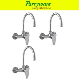 parryware Primo Wall Mounted Sink mixer with Swivel Spout set of 3 pic 102 Wall Mounted Sink mixer with Swivel Spout Sink Mixer Faucet-picture-16