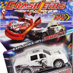 magic-on-wheels Crash’ems Monster Pull Back car|4WD Stunt Toy|Crash & Explode|Indoor Toy For 3+ image 3